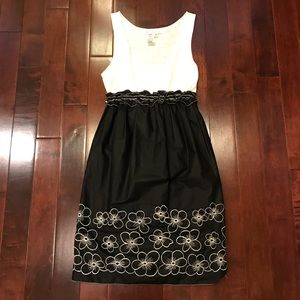 Max Studio Floral A-Line Casual Stretchy Dress